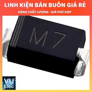 [Đi ốt chỉnh lưu] Diode M7 1N4007 SMD 1A 1000V (10c)