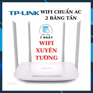 Bộ Phát Wifi 4 râu TPLINK băng tần kép chuẩn AC sóng xuyên tường giá rẻ, modem wifi tplink, router wifi xuyên tường
