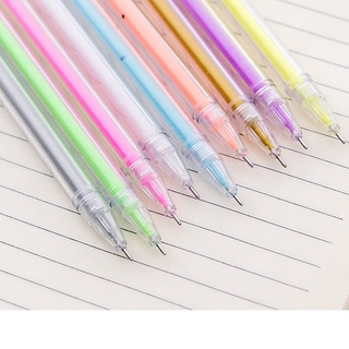Bút gel ngòi 0.5mm lấp lánh ánh kim tuyến 12 màu ANMO cao cấp tùy chọn cho học sinh/sinh viên - TMBOOKS