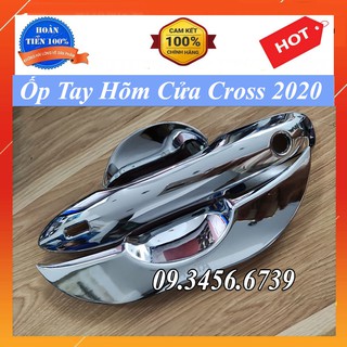 Ốp Tay Cửa Và Hõm Cửa Xe Toyota Cross 2021 2022 Mạ Crom Cao Cấp Chống xước tay cửa làm đẹp cho xe