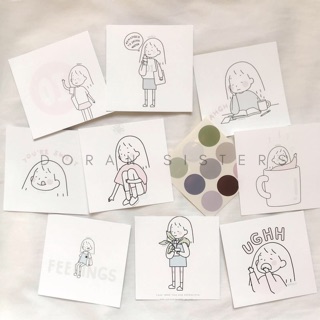 🦋Set 9 tấm postcard decor phòng siu xink 🦋