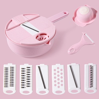 Rổ Bào Rau Củ Đa Năng 12 Món Cực Kỳ Tiện Lợi Cho Nhà Bếp Không Lo Đứt Tay