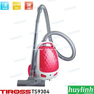 [Mã ELHAMS5 giảm 6% đơn 300K] Máy hút bụi Tiross TS9304 - 1.8 lít - 1600W - Malaysia