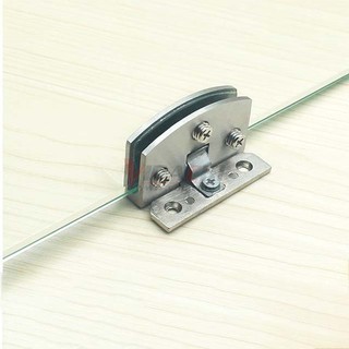 BẢN LỀ CỬA KÍNH INOX CHỐT CHẶN ( BỘ 2 CÁI  )
