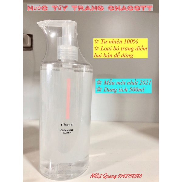 Nước tẩy trang chacott