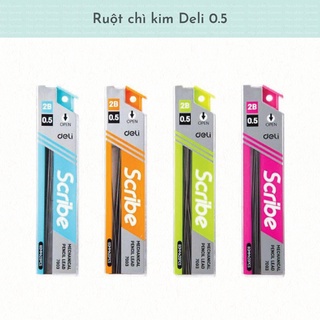 [Mã LIFEBOOK2 giảm 10% đơn 0Đ] Ruột chì kim Deli 0.5 2B