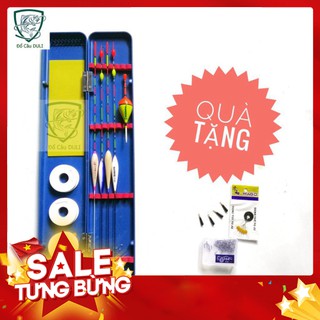 Cần câu cá ❤️FREE SHIP❤️ Hộp đựng phao câu đài, 4 phao câu đài và 1 phao câu shimano phao câu cá PC-4 ,đảm bảo rẻ nhất