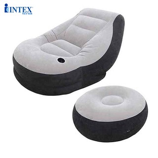 Ghế hơi tựa lưng, kèm ghế con gác chân Intex 68564 - Kèm bơm điện công nghệ mới