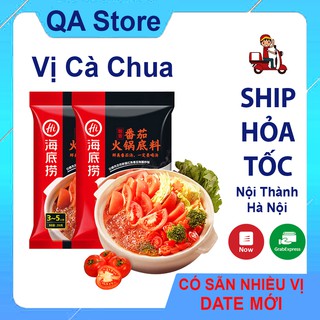 Gia vị lẩu haidilao vị cà chua - cốt lẩu tứ xuyên có sẵn nhiều vị date mới giao ngay trong 2h