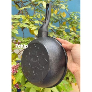 Chảo Chống dính 7 lớp Sâu lòng Ecoramic Hàn Quốc 18cm..