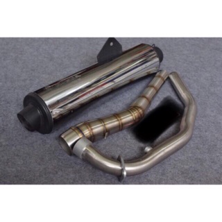 Lon pô tăng CBR PXL RL(Redleo) và cổ 2 khúc 304 cho xe Winner-Satria-Exciter-Wave-Sirus