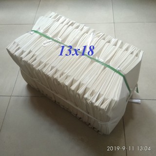 Combo 1000 túi giấy trắng size 13x18