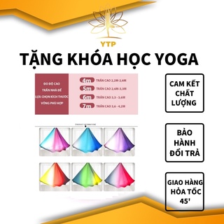 Võng Tập Yoga Cao Cấp Không Trọng Lực 7 Màu, Chất Lụa Mát, Không Bai Xù, ONEFFIT Võng Lụa 7 Maù. GKK