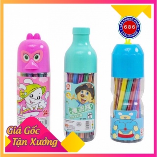 Bộ bút màu nước 12 màu cho bé_ hộp màu nước dễ thương cho bé tập tô_VANPHONGPHAM686