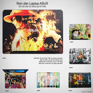 Skin dán Laptop Asus in hình One Piece nhiều mẫu 23 (inbox mã máy cho Shop)