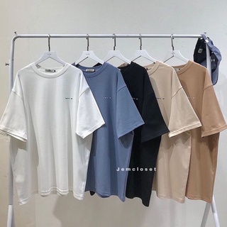 Áo Phông Nữ JEMCLOSET Freesize Thun Tay Ngắn Trơn Basic Dễ Phối Đồ Chất Liệu Mềm Mại Cá Tính Nhiều Màu AGAIN 10093