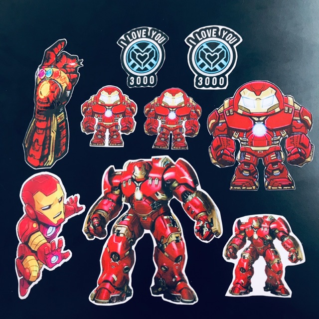 Hình dán sticker nhân vật Marvel