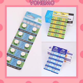 Pin cúc áo pin điện tử đồng hồ LR44 AG13 LR41 AG3 CR2032 loại tốt