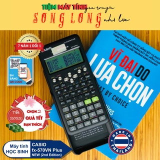 Máy tính Casio FX 570VN Plus New 2nd Edition – 7 Năm Bảo Hành Chính Hãng - Máy tính Casio 570 VN Plus nhập khẩu THÁI LAN