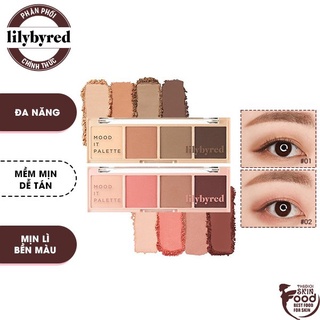 Bảng Phấn Mắt 4 Màu Siêu Xinh Lilybyred Mood It Palette 5.8g