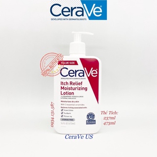 Sữa dưỡng thể giảm ngứa Cerave Itch Relief Moisturizing 237/473ml