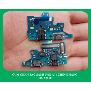 Cụm chân sạc Samsung Galaxy A71 chính hãng A715F | Cụm đuôi sạc, tai nghe, Micro Samsung A71