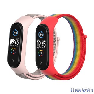 Dây đeo nylon mặt cao su Mi band 5, miband 6 MIJOBS - dây đeo thay thế mi band 6, miband 5 nylon/silicon MIJOBS