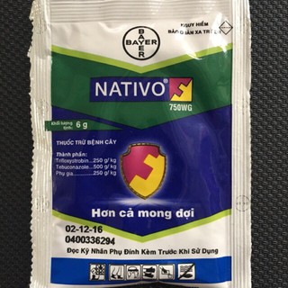 Thuốc trừ bệnh NATIVO 750WG chuyên trị đốm lá, đốm đen