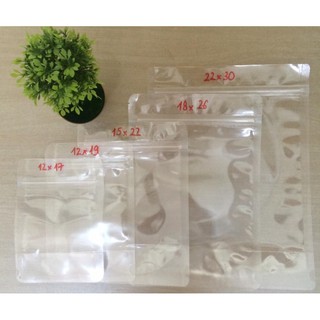 200gr túi zip đứng hai mặt trong size tùy chọn.