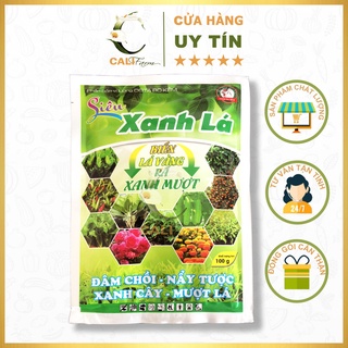 Phân Bón Siêu Xanh Lá 100 gram Biến Lá Vàng Ra Xanh Mượt