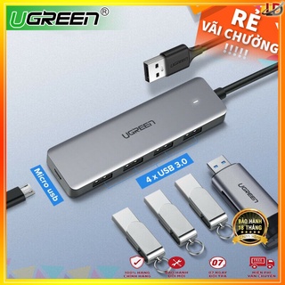 Ugreen 50985 - Bộ chia 4 cổng USB 3.0 hỗ trợ cấp nguồn phụ chính hãng - Phukienleduy
