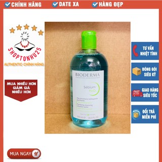 Tẩy trang Bioderma H2O Xanh Hồng (Cam ket hang authentic)