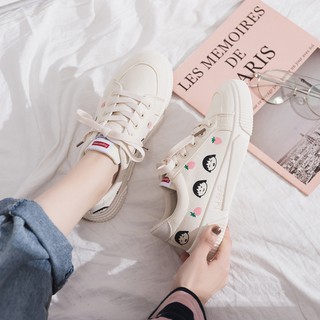 Sẵn - Giày thể thao nữ ulzzang, giày vải siêu bền