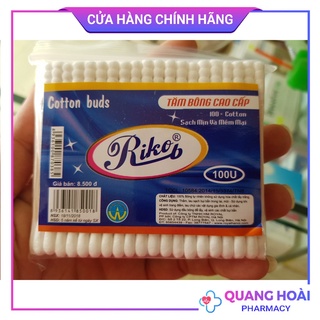 Tăm bông thân gỗ cao cấp Rikob an toàn cho bé và người lớn