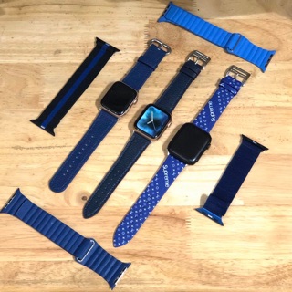 Bộ sưu tập dây Apple watch màu xanh sang trọng