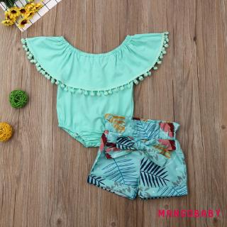 Áo Liền Quần + Quần Ngắn Cho Bé Mới Sinh