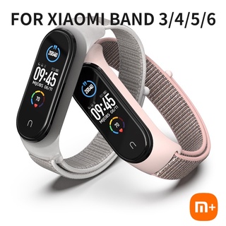 Dây Đeo Tay Thay Thế Bằng Nylon Cho Mi band 5 Mi band 4 Mi band 6 Xiaomi Mi band 4 Miband 3 4 5 6 XIAO Mi band 3