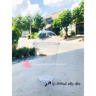 Combo 50 ly nhựa pet kèm nắp 500ml