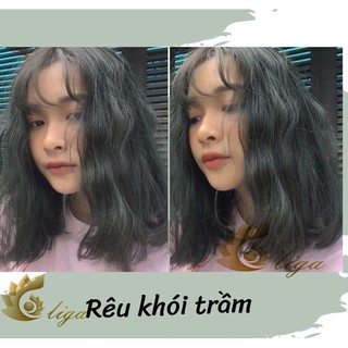 thuốc nhuộm tóc rêu khói trầm + tặng oxy trợ dưỡng - Tocdep.HG