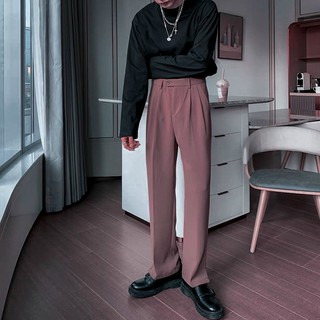 QUẦN BAGGY ÂU ỐNG SUÔNG FORM UNISEX (hình chụp thật)