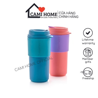 Ly đựng cà phê Coffee To Go 490ml Tupperware hoàn toàn kín khí chất liệu nhựa nguyên sinh an toàn
