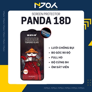 Kính Cường Lực PANDA 18D Viền Nổi 3D Chống Vỡ Chống Va Đập Cho Điện Thoại 13 Pro Max 12 Pro Max 11 Pro Max Njoyshop