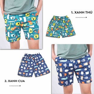 Quần đùi nam, quần đi biển, mặc nhà thoải mái, mềm mát