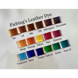 [Fiebing - Mỹ] Chai 100ml Màu nhuộm thủ công gốc cồn (Leather Dye)