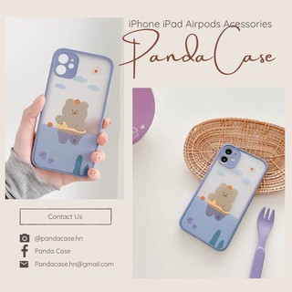 𝐂𝐨́ 𝐬𝐚̆̃𝐧 𝐜𝐡𝐨 𝐢𝐏𝐡𝐨𝐧𝐞 𝟏𝟐  Ốp lưng cho iphone7plus đến 12promax - Ốp gấu xanh lưng nhám