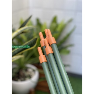 Ống thép đầu nối cam phi 16 dài 90cm set 5 ống - đầu nối màu cam kết nối các ống với nhau