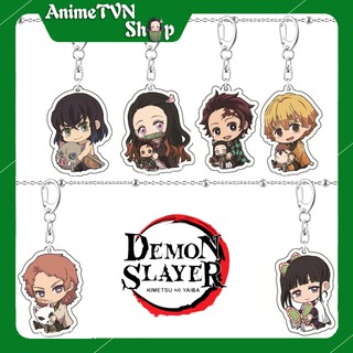 Móc khoá Mica anime Kimetsu No Yaiba (Loại 1) - Nhựa Cứng Acrylic In 2 mặt sắc nét ( ảnh thật )