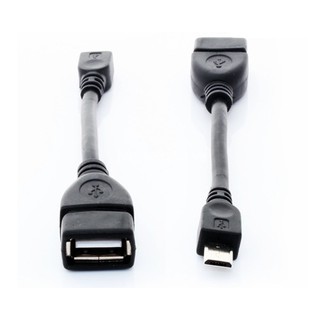 Cáp OTG nối điện thoại , máy tính bảng với usb, usb 3G, phím chuột dài 30cm (Cáp usb nd -> micro 0.3M)