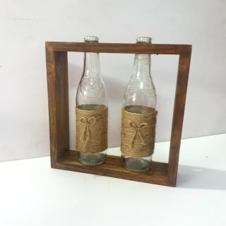 Khung gỗ decor tặng kèm dây thừng trang trí