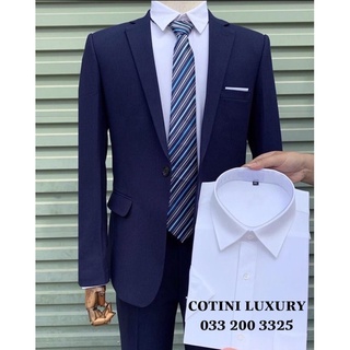 Bộ vest Màu Xanh Than Và Màu Đen Cao Cấp